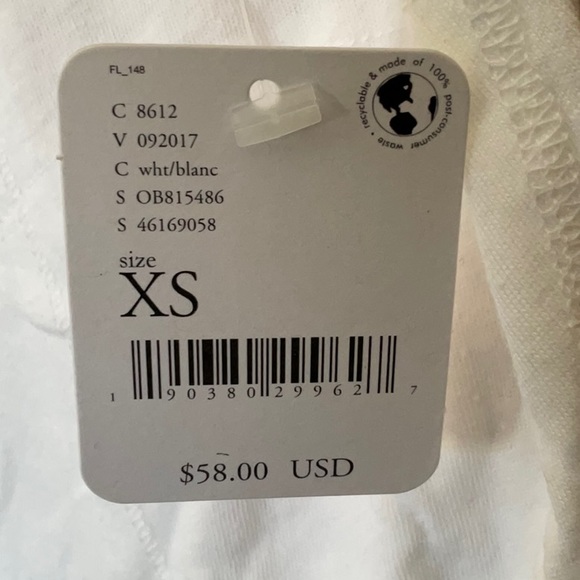 Free People Movement City Vibes Tee.  White, Size XS.  NWT. - Picture 4 of 4